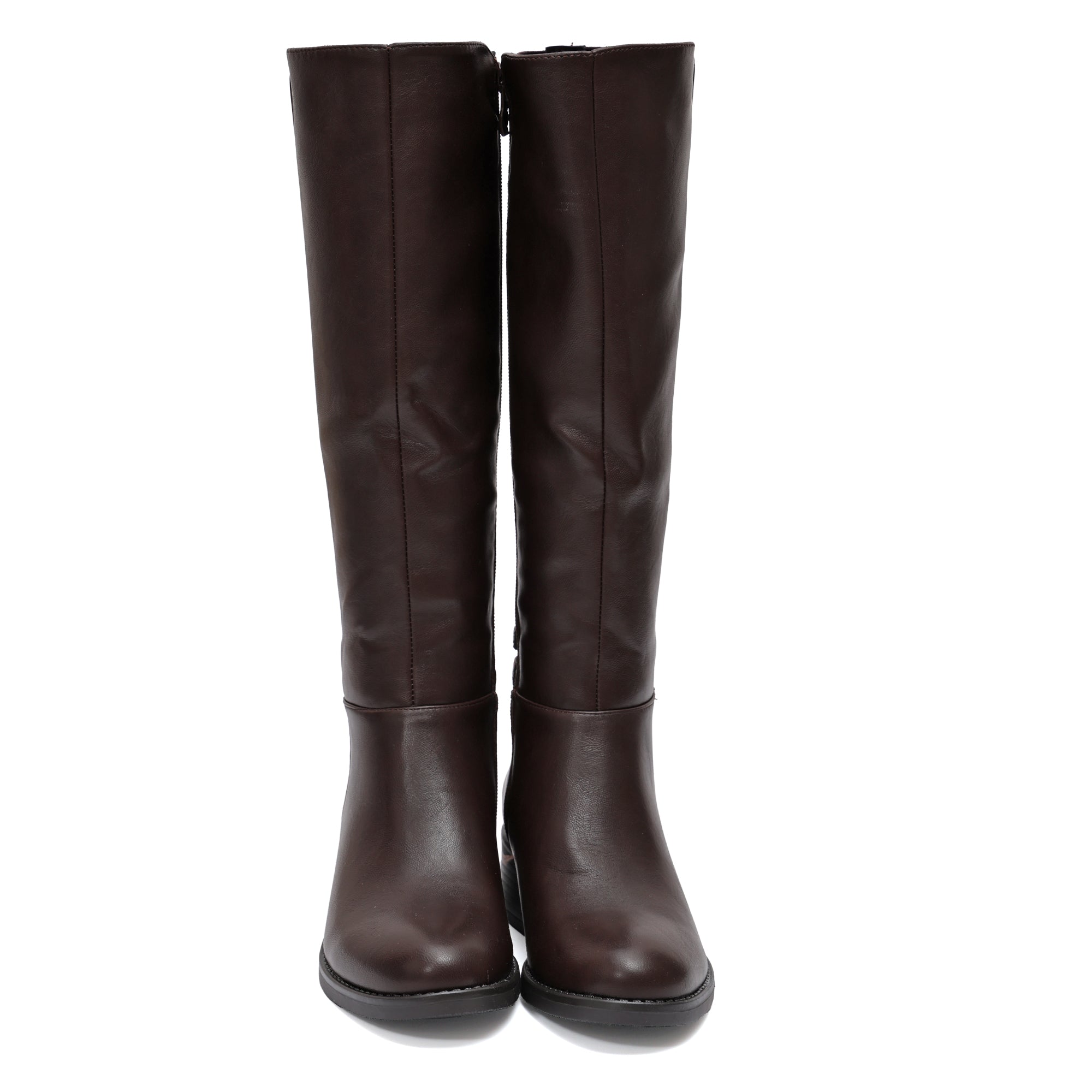 Stivale in simil pelle con fascia elastica e cinturino dorato- Art.68322