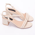 Sandali in simil pelle con tacco comodoOR597 Art. OR597