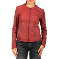 Giubbino in pelle di vitello rifinizione dakota bordeaux-Slim Fit-Art.CHANELDAKOTA