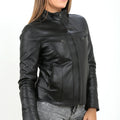 Giubbino in vera pelle di vitello Nero-Art.SHAKYRANAPPA